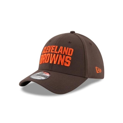 Cleveland Browns Gorra | New Era NFL Team Classic 39thirty Stretch Fit Cap Mexico - Marrom